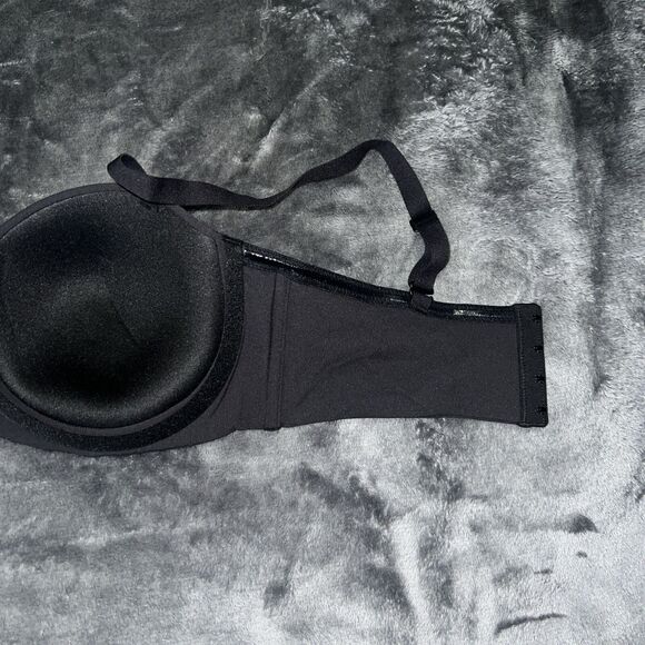 Size 34B Skims Fits Everybody Strapless Underwire Bra ONYX BA-BAN-3151 - Picture 6 of 8